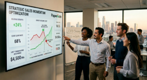 Sales Momentum dashboard by Paperoute