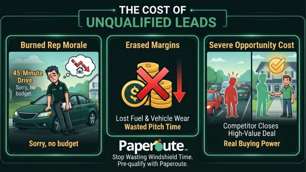 Stop wasting windshield time with unqualified home improvement leads